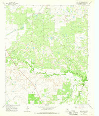Dads Corner Texas Historical topographic map, 1:24000 scale, 7.5 X 7.5 Minute, Year 1966