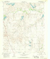 Dads Creek Texas Historical topographic map, 1:24000 scale, 7.5 X 7.5 Minute, Year 1967