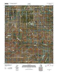 Dads Corner Texas Historical topographic map, 1:24000 scale, 7.5 X 7.5 Minute, Year 2010