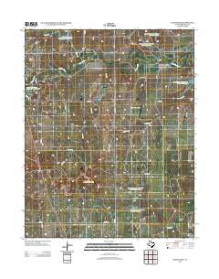Dads Creek Texas Historical topographic map, 1:24000 scale, 7.5 X 7.5 Minute, Year 2012