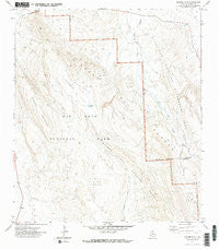 Dagger Flat Texas Historical topographic map, 1:24000 scale, 7.5 X 7.5 Minute, Year 1971