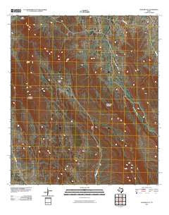 Dagger Flat Texas Historical topographic map, 1:24000 scale, 7.5 X 7.5 Minute, Year 2010