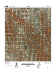 Dagger Flat Texas Historical topographic map, 1:24000 scale, 7.5 X 7.5 Minute, Year 2012