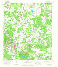Daingerfield Texas Historical topographic map, 1:24000 scale, 7.5 X 7.5 Minute, Year 1964