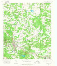 Daingerfield Texas Historical topographic map, 1:24000 scale, 7.5 X 7.5 Minute, Year 1964