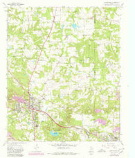Daingerfield Texas Historical topographic map, 1:24000 scale, 7.5 X 7.5 Minute, Year 1964