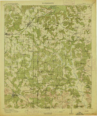 Daingerfield Texas Historical topographic map, 1:62500 scale, 15 X 15 Minute, Year 1914