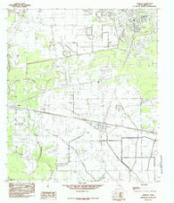 Daisetta Texas Historical topographic map, 1:24000 scale, 7.5 X 7.5 Minute, Year 1984