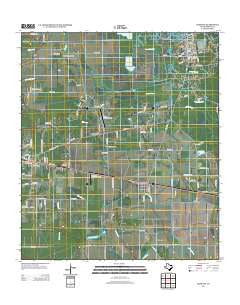 Daisetta Texas Historical topographic map, 1:24000 scale, 7.5 X 7.5 Minute, Year 2013