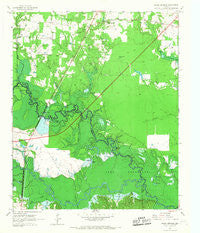 Dalby Springs Texas Historical topographic map, 1:24000 scale, 7.5 X 7.5 Minute, Year 1965