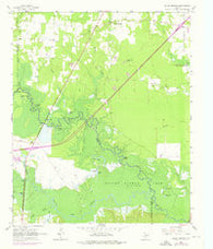 Dalby Springs Texas Historical topographic map, 1:24000 scale, 7.5 X 7.5 Minute, Year 1965