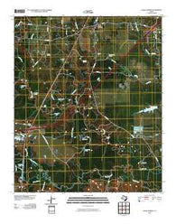 Dalby Springs Texas Historical topographic map, 1:24000 scale, 7.5 X 7.5 Minute, Year 2010