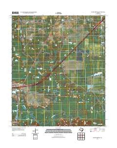 Dalby Springs Texas Historical topographic map, 1:24000 scale, 7.5 X 7.5 Minute, Year 2013
