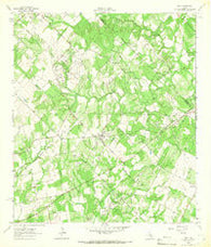 Dale Texas Historical topographic map, 1:24000 scale, 7.5 X 7.5 Minute, Year 1964