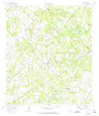 Dale Texas Historical topographic map, 1:24000 scale, 7.5 X 7.5 Minute, Year 1964