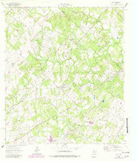Dale Texas Historical topographic map, 1:24000 scale, 7.5 X 7.5 Minute, Year 1964