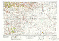 Dalhart Texas Historical topographic map, 1:250000 scale, 1 X 2 Degree, Year 1954