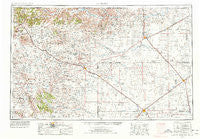 Dalhart Texas Historical topographic map, 1:250000 scale, 1 X 2 Degree, Year 1954