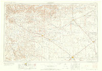 Dalhart Texas Historical topographic map, 1:250000 scale, 1 X 2 Degree, Year 1958