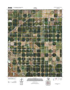 Dalhart East Texas Historical topographic map, 1:24000 scale, 7.5 X 7.5 Minute, Year 2012
