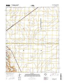 Dalhart East Texas Current topographic map, 1:24000 scale, 7.5 X 7.5 Minute, Year 2016