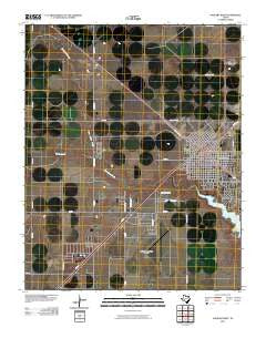 Dalhart West Texas Historical topographic map, 1:24000 scale, 7.5 X 7.5 Minute, Year 2010