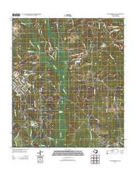 Dallardsville Texas Historical topographic map, 1:24000 scale, 7.5 X 7.5 Minute, Year 2013