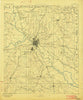 Dallas Texas Historical topographic map, 1:125000 scale, 30 X 30 Minute, Year 1893