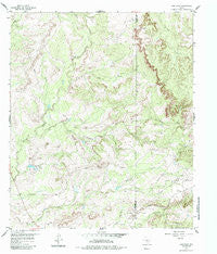 Dam Draw Texas Historical topographic map, 1:24000 scale, 7.5 X 7.5 Minute, Year 1959