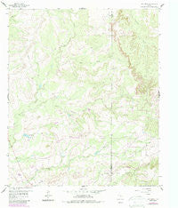Dam Draw Texas Historical topographic map, 1:24000 scale, 7.5 X 7.5 Minute, Year 1959