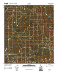 Dam Draw Texas Historical topographic map, 1:24000 scale, 7.5 X 7.5 Minute, Year 2010