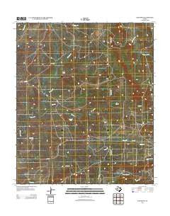 Dam Draw Texas Historical topographic map, 1:24000 scale, 7.5 X 7.5 Minute, Year 2012