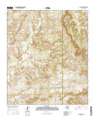 Dam Draw Texas Current topographic map, 1:24000 scale, 7.5 X 7.5 Minute, Year 2016