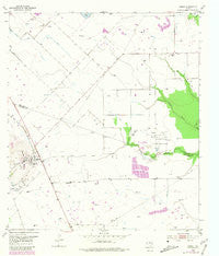 Damon Texas Historical topographic map, 1:24000 scale, 7.5 X 7.5 Minute, Year 1953