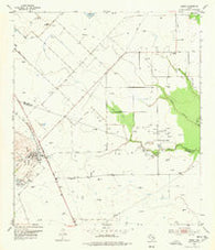 Damon Texas Historical topographic map, 1:24000 scale, 7.5 X 7.5 Minute, Year 1953