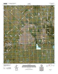 Damon Texas Historical topographic map, 1:24000 scale, 7.5 X 7.5 Minute, Year 2010