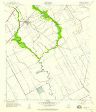 Danbury Texas Historical topographic map, 1:24000 scale, 7.5 X 7.5 Minute, Year 1943