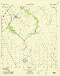 Danbury Texas Historical topographic map, 1:31680 scale, 7.5 X 7.5 Minute, Year 1943