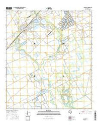 Danbury Texas Current topographic map, 1:24000 scale, 7.5 X 7.5 Minute, Year 2016