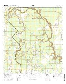 Danciger Texas Current topographic map, 1:24000 scale, 7.5 X 7.5 Minute, Year 2016