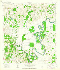 Daniels Texas Historical topographic map, 1:24000 scale, 7.5 X 7.5 Minute, Year 1961