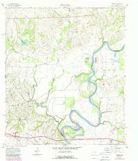 Daniels Texas Historical topographic map, 1:24000 scale, 7.5 X 7.5 Minute, Year 1961
