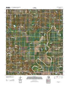 Daniels Texas Historical topographic map, 1:24000 scale, 7.5 X 7.5 Minute, Year 2013