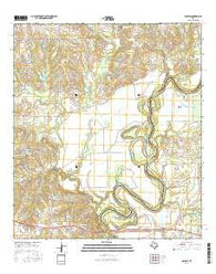 Daniels Texas Current topographic map, 1:24000 scale, 7.5 X 7.5 Minute, Year 2016