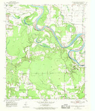 Daniels Chapel Texas Historical topographic map, 1:24000 scale, 7.5 X 7.5 Minute, Year 1951