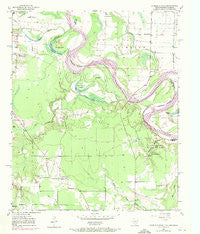 Daniels Chapel Texas Historical topographic map, 1:24000 scale, 7.5 X 7.5 Minute, Year 1951
