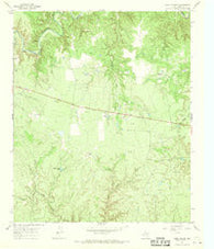 Dark Canyon Texas Historical topographic map, 1:24000 scale, 7.5 X 7.5 Minute, Year 1967