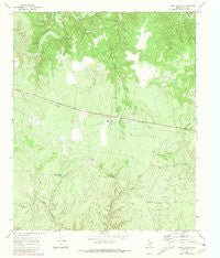 Dark Canyon Texas Historical topographic map, 1:24000 scale, 7.5 X 7.5 Minute, Year 1967