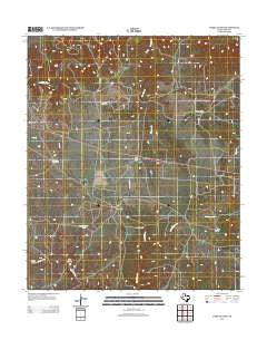 Dark Canyon Texas Historical topographic map, 1:24000 scale, 7.5 X 7.5 Minute, Year 2012
