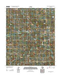 Darnell Branch Texas Historical topographic map, 1:24000 scale, 7.5 X 7.5 Minute, Year 2012